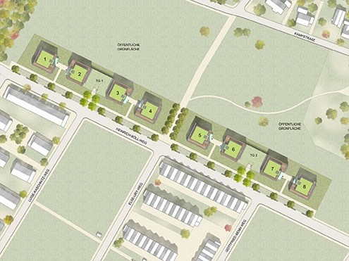 Heinrich-Böll-Weg Zeitraum: 2015 Bauherr: Wohnungsgenossenschaft Kleefeld-Buchholz eG